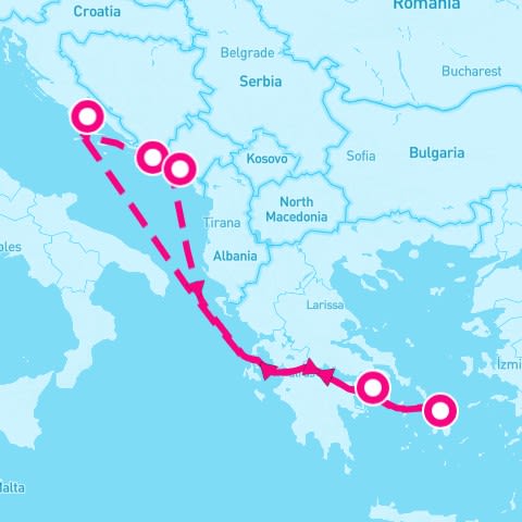 7 Night Dubrovnik Days & Mykonos Nights (Athens Roundtrip)