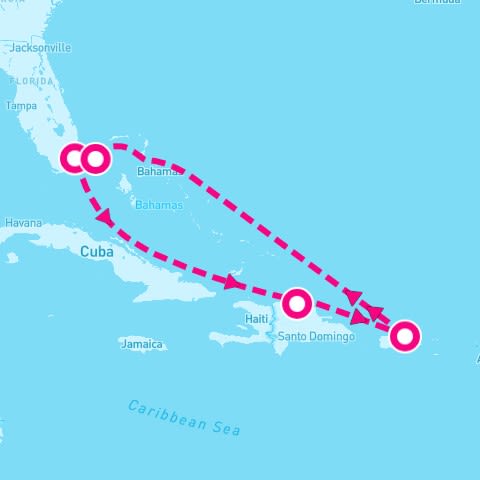 7 Night San Juan Sunrises & Dominican Dreams (Miami Roundtrip)