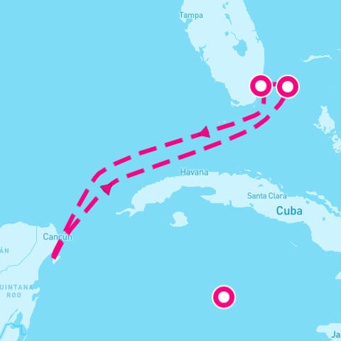 5 Night Cayman Isles & Bimini Beach Miles (Miami Roundtrip)