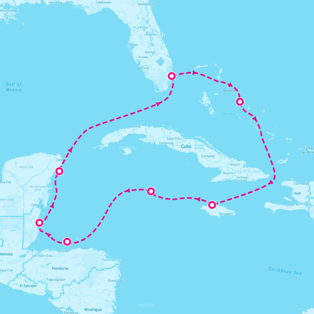 10 Night Western Caribbean: Greater Antilles Belize & Mexico (Ft. Lauderdale Roundtrip)