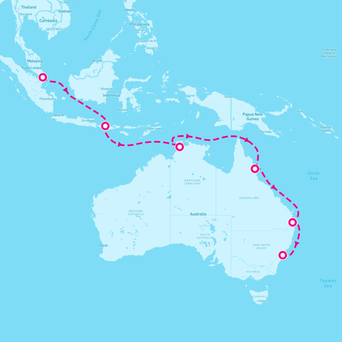 15 Night Asia & Australia (Singapore To Sydney)