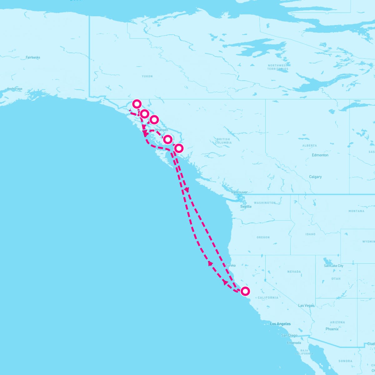 11 Night Alaska Inside Passage With Glacier Bay (San Francisco Roundtrip)