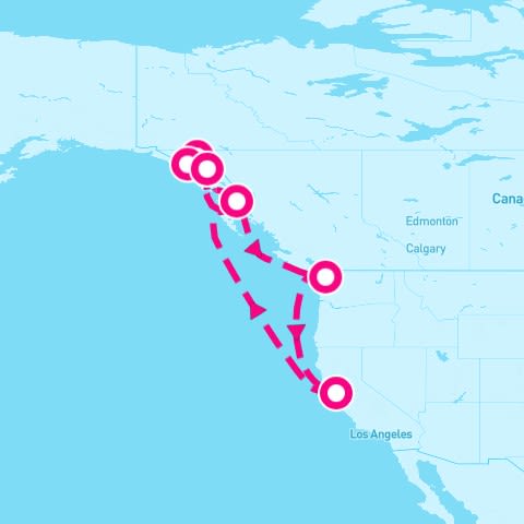 11 Night Alaska Inside Passage With Glacier Bay (San Francisco Roundtrip)