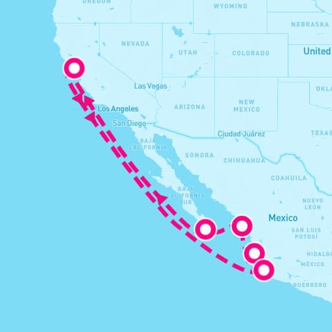 11 Night Mexican Riviera (San Francisco Roundtrip)