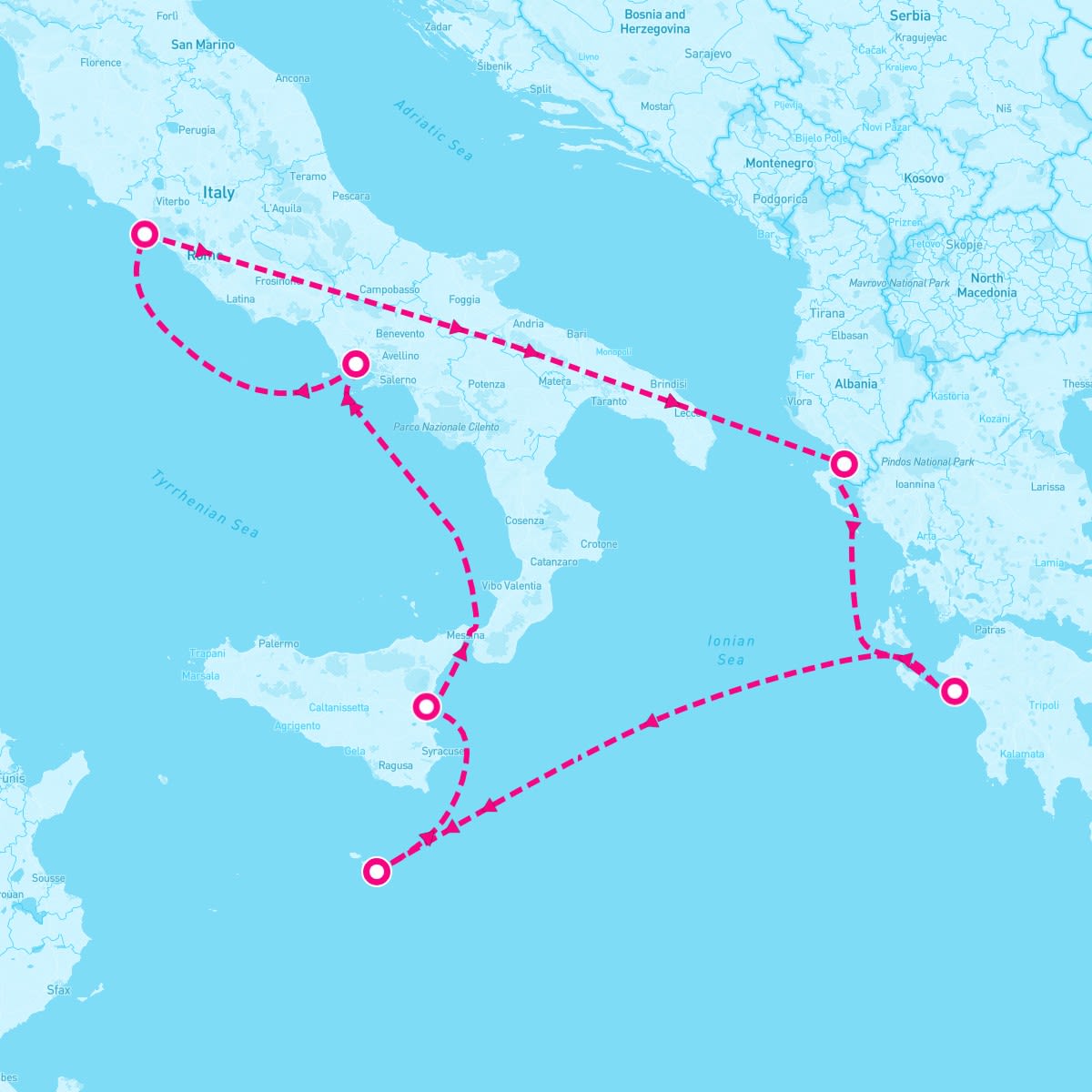 7 Night Adriatic With Greece & Italy (Rome Roundtrip)