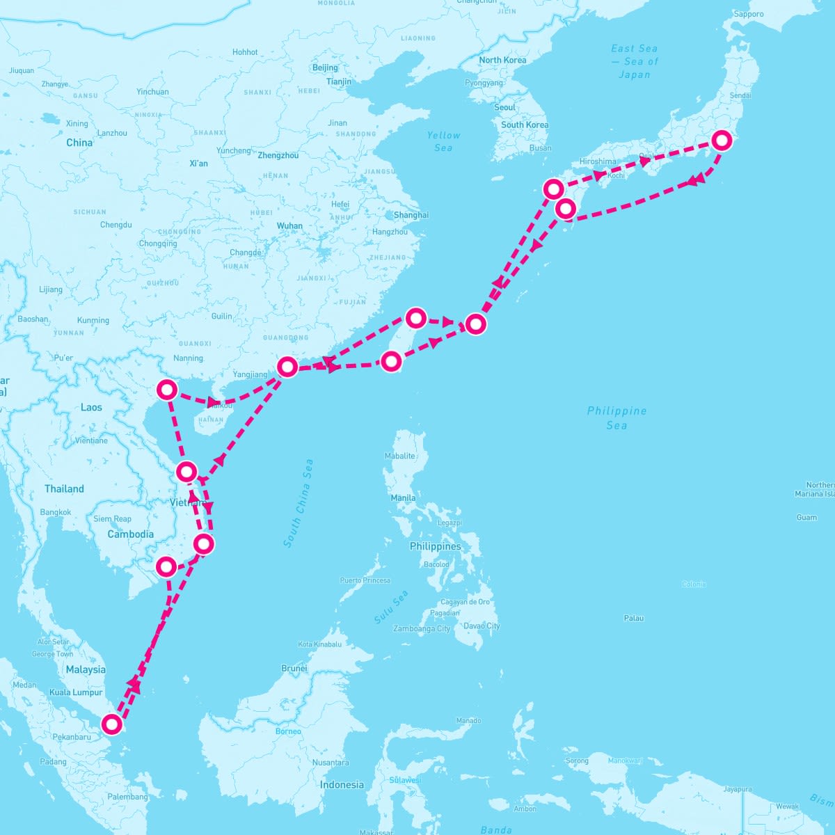 28 Night Japan & Southeast Asia Grand Adventure (Singapore Roundtrip)