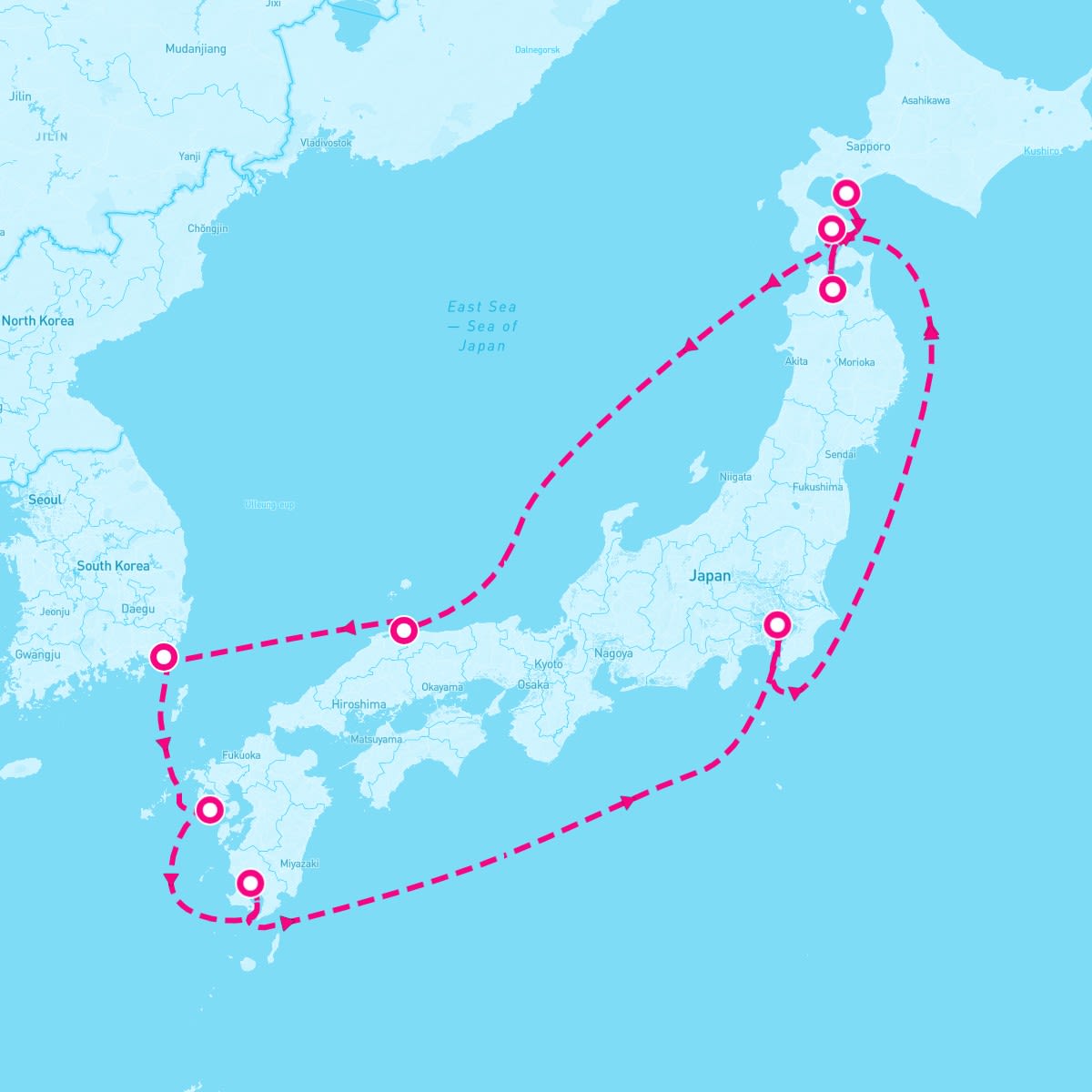 11 Night Hokkaido Cherry Blossoms (Tokyo Roundtrip)