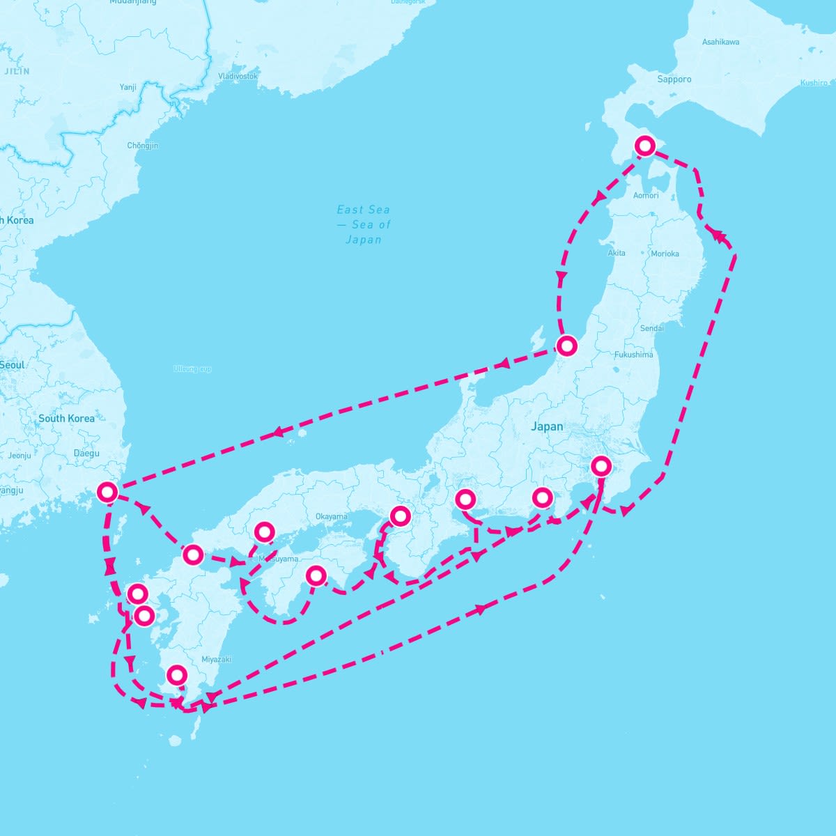 20 Night Grand Circle Japan (Tokyo Roundtrip)