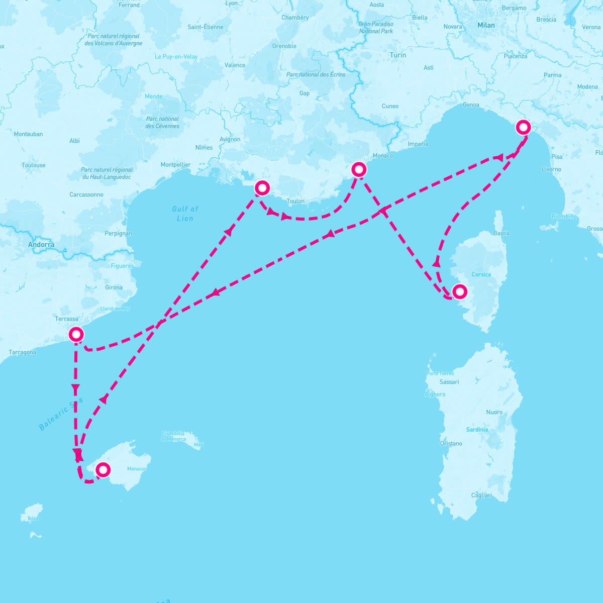 8 Night Spanish French & Italian Classics (Barcelona Roundtrip)