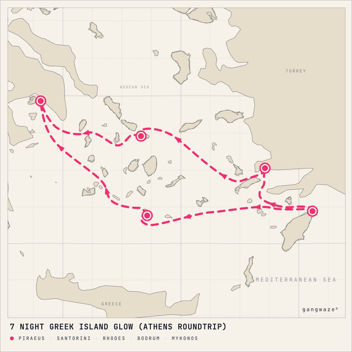 Scarlet Lady itinerary map for May 28, 2028 (7 nights)