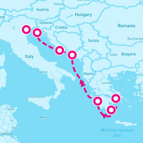7 Night Eastern Mediterranean (Athens To Venice-Fusina)
