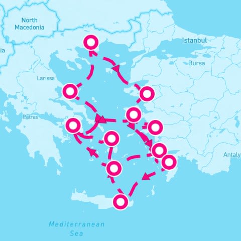 14 Night Aegean Treasures & Ephesus (Athens Roundtrip)