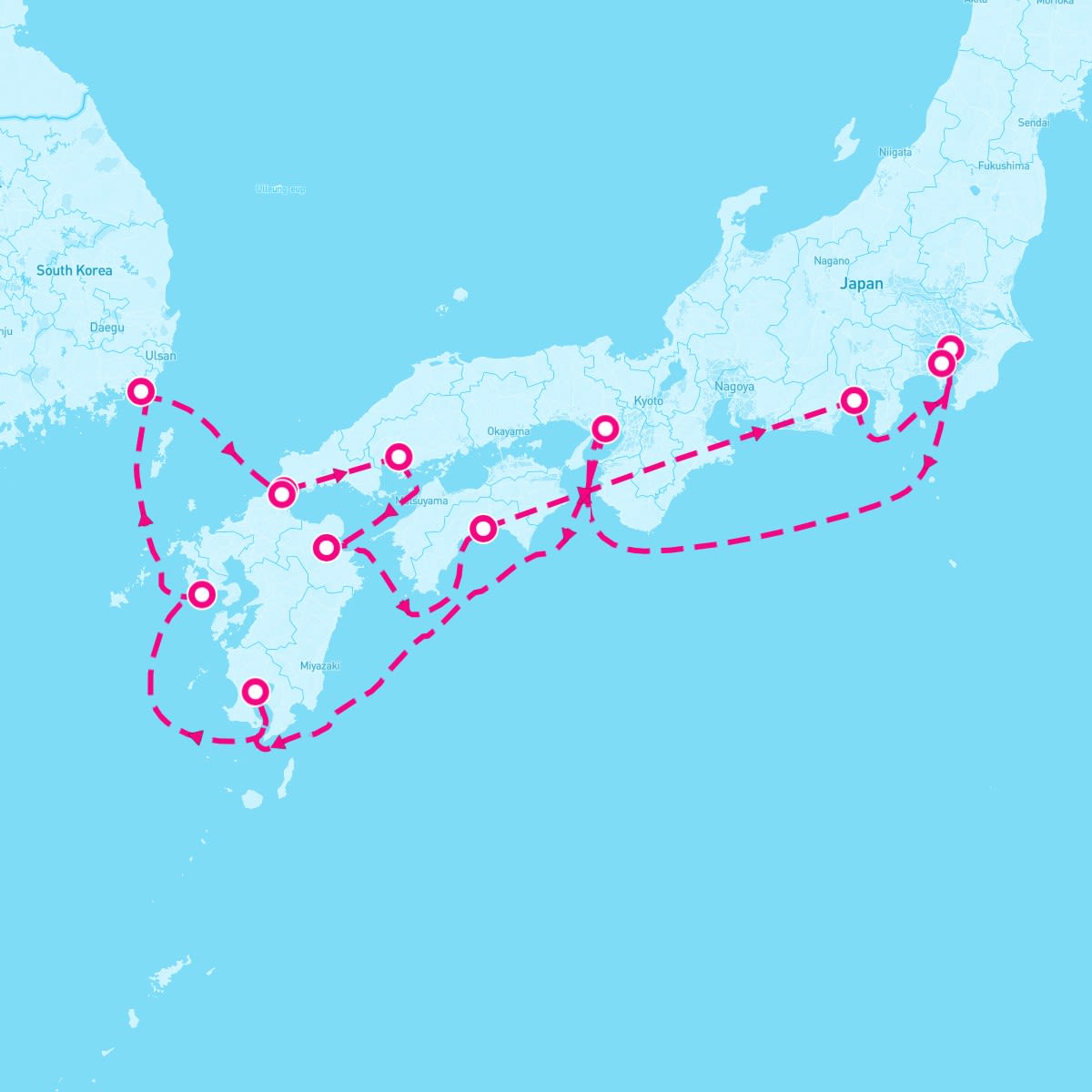 14 Night Japans Crafts & Spring Blossoms (Yokohama Roundtrip)