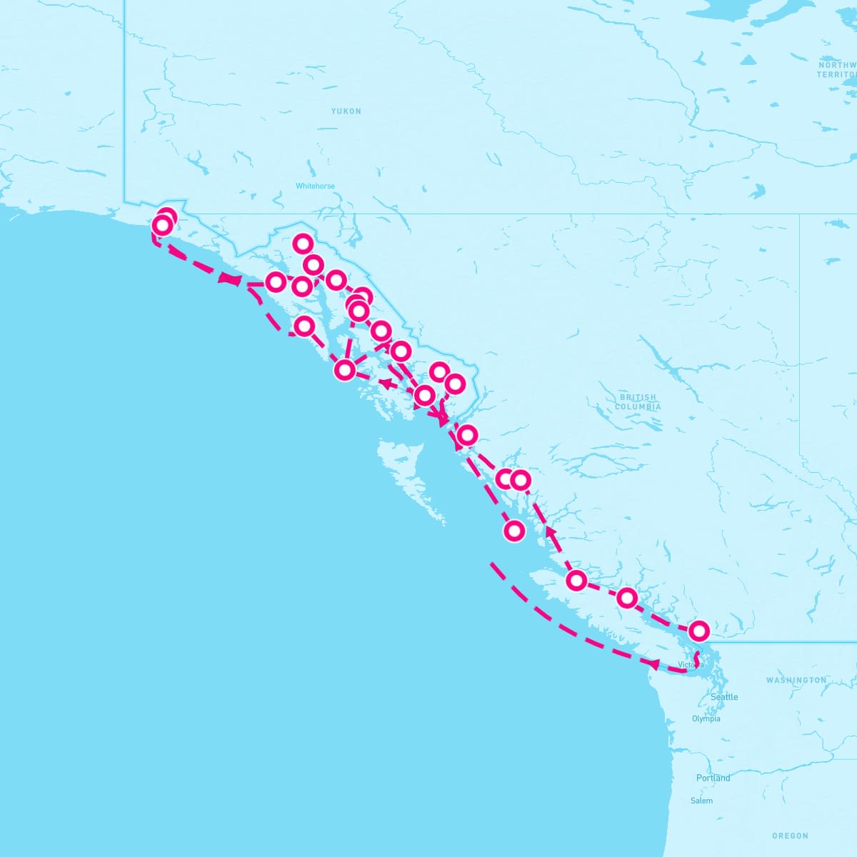 14 Night Alaska Glaciers Fjords & Inside Passage (Vancouver Roundtrip)