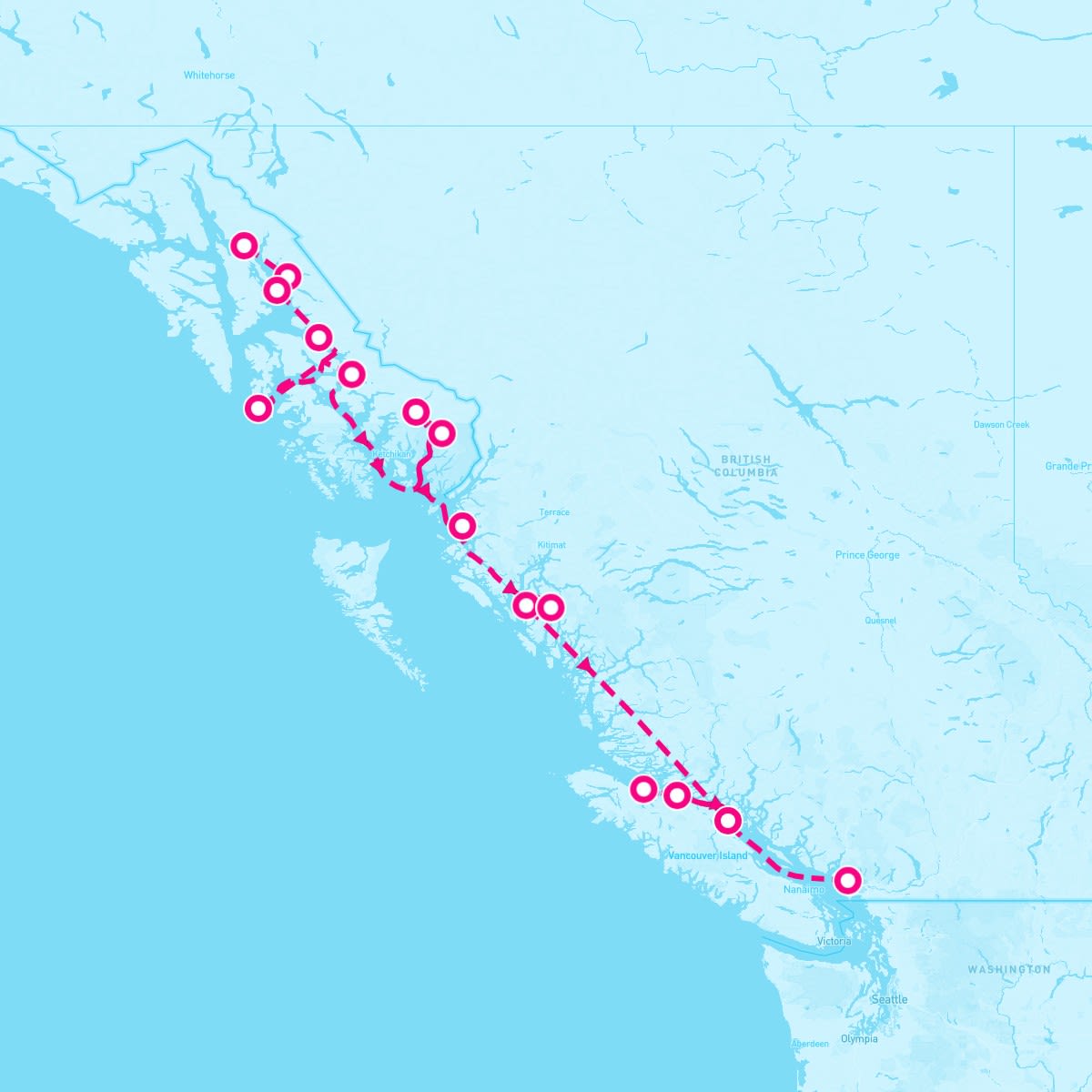 7 Night Alaska Fjords & Canadian Inside Passage (Juneau To Vancouver)