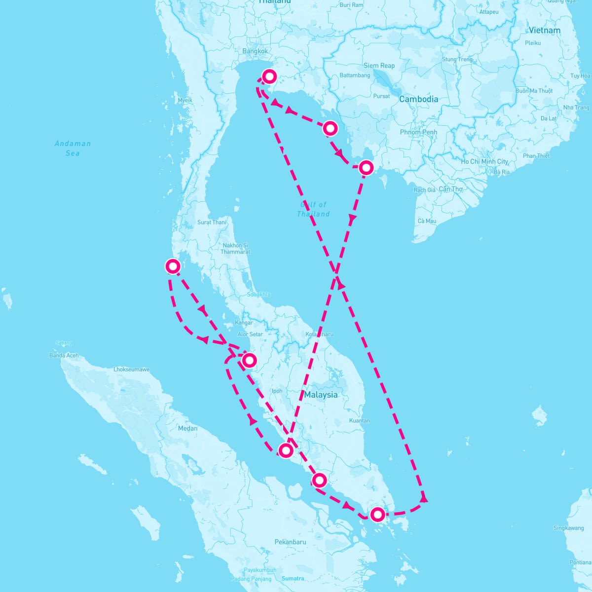 14 Night Thailand Cambodia & Malaysia (Singapore Roundtrip)