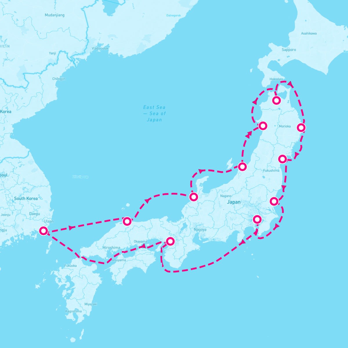 14 Night Sea Of Japan & Plum Blossoms (Tokyo Roundtrip)