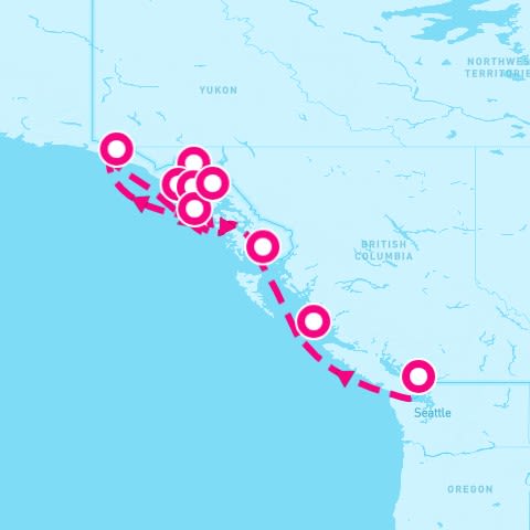 7 Night Glaciers & Alaska Inside Passage (Vancouver To Juneau)