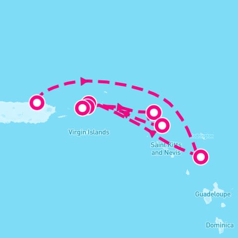 7 Night Grand Island Adventure (San Juan To Charlotte Amalie)