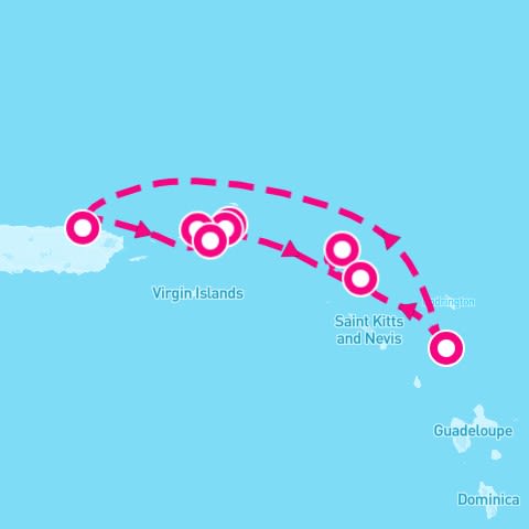 7 Night Best Of British Isles & St Barths (San Juan Roundtrip)