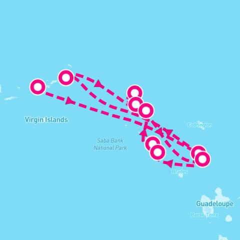 7 Night St. Barths & Caribbean Gems (Charlotte Amalie To Philipsburg)