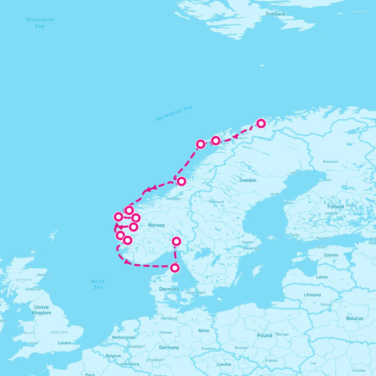 SeaDream II itinerary map for July 17, 2026 (11 nights)