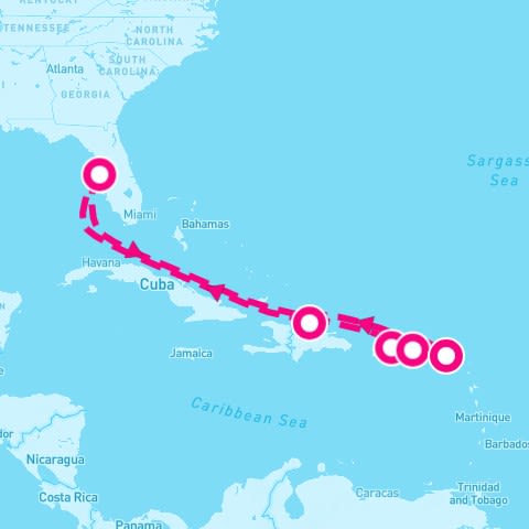 9 Night Eastern Caribbean (Tampa Roundtrip)