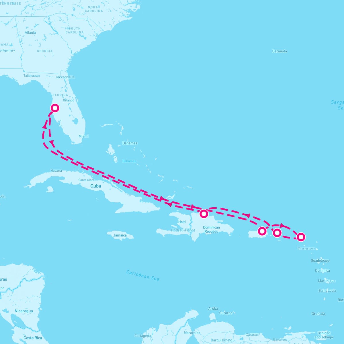 9 Night Eastern Caribbean (Tampa Roundtrip)