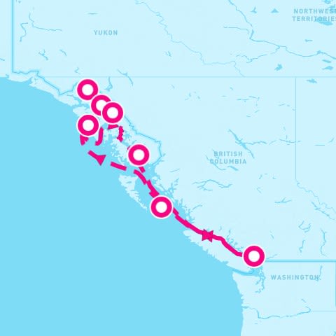 7 Night Alaska Inside Passage (Vancouver Roundtrip)