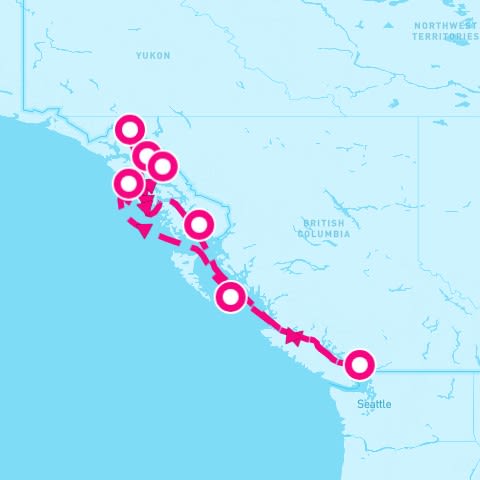 7 Night Alaska Inside Passage (Vancouver Roundtrip)