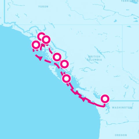 7 Night Alaska Inside Passage (Vancouver Roundtrip)