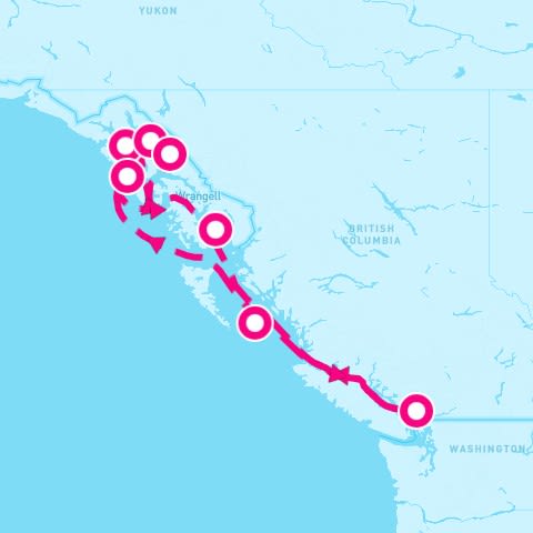 7 Night Alaska Inside Passage (Vancouver Roundtrip)