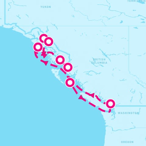 7 Night Alaska Inside Passage (Vancouver Roundtrip)