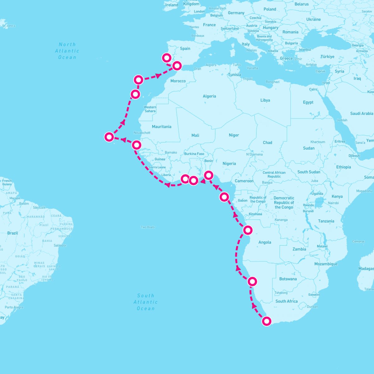 23 Night Western Africa & Isles Of Wonder (Cape Town To Lisbon)