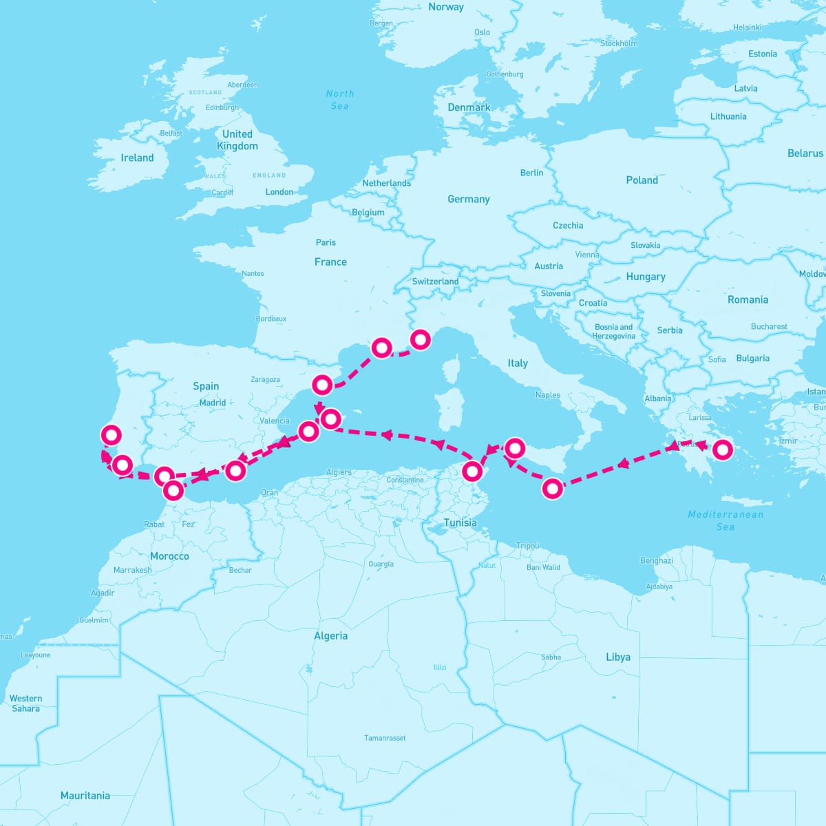 17 Night Mediterranean Mystique (Athens To Monte Carlo)