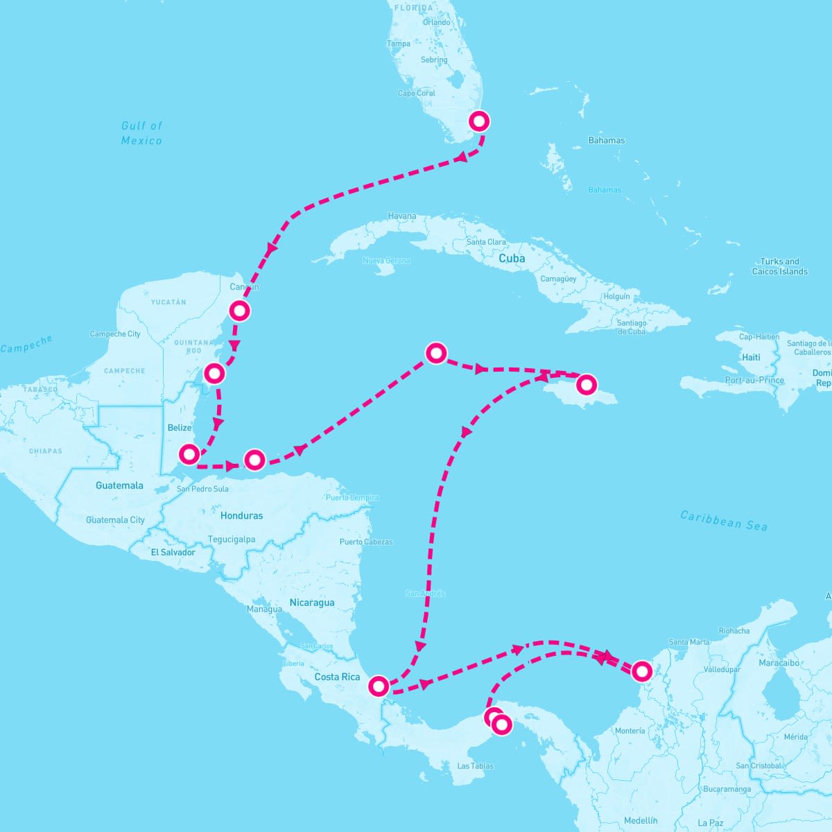 14 Night Tropical Treasures (Miami To Panama City)