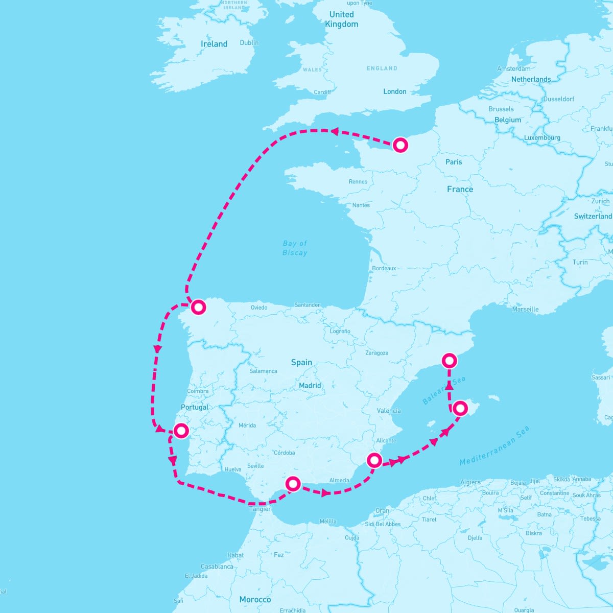 9 Night Icons Of Iberia (Le Havre To Barcelona)