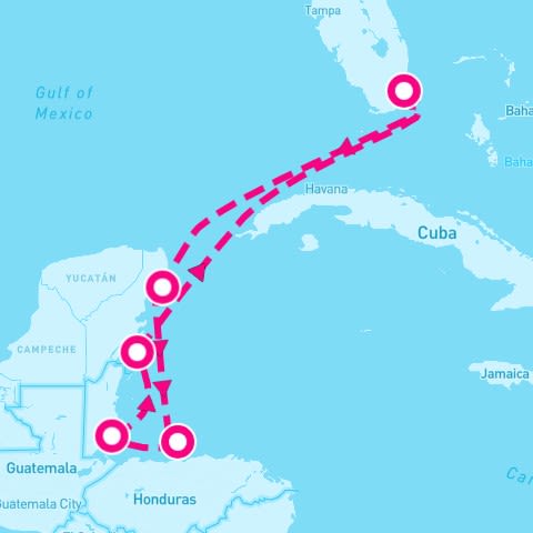 7 Night Reefs Of The Maya (Miami Roundtrip)