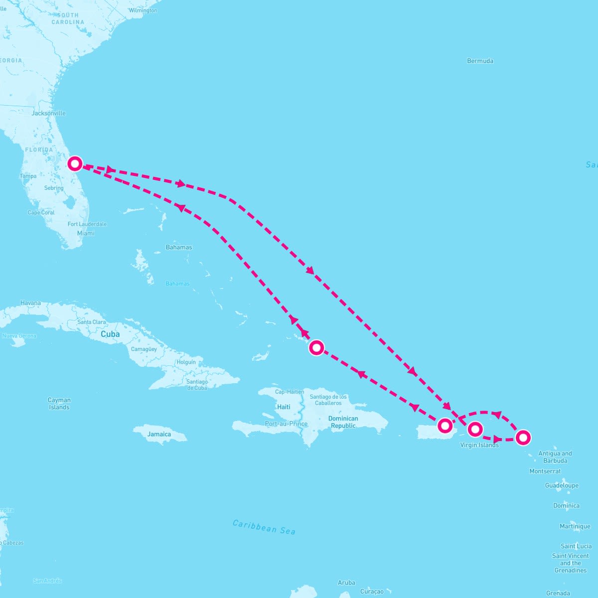 8 Night Eastern Caribbean With St. Thomas (Port Canaveral Roundtrip)