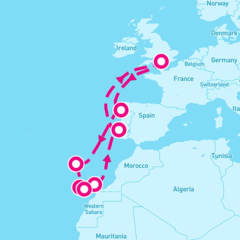 12- Ight Canary Islands (Southampton Roundtrip)
