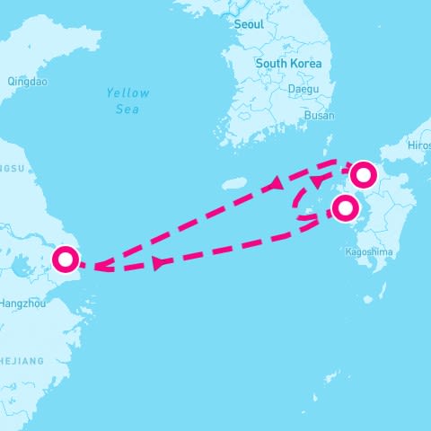 5 Night Fukuoka & Nagasaki (Shanghai Roundtrip)