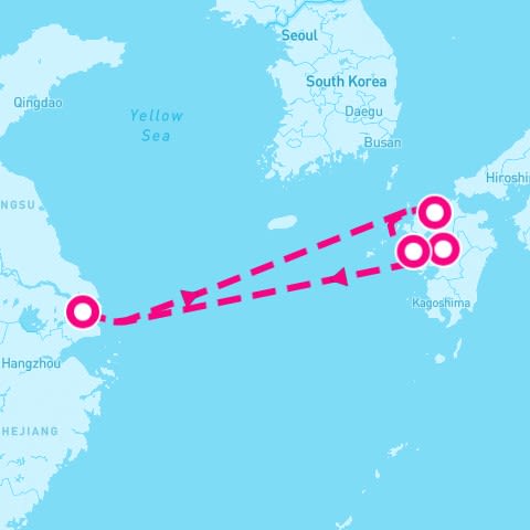 6 Night Fukuoka Nagasaki & Kumamoto (Shanghai Roundtrip)