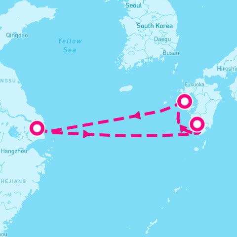 5 Night Kagoshima & Nagasaki (Shanghai Roundtrip)