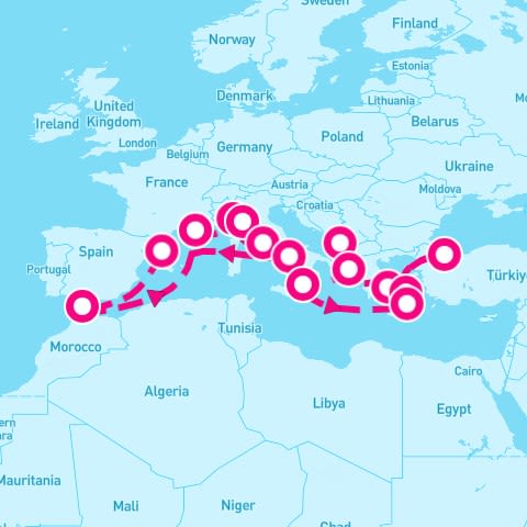 21 Night The Best Of The Mediterranean (Barcelona Roundtrip)