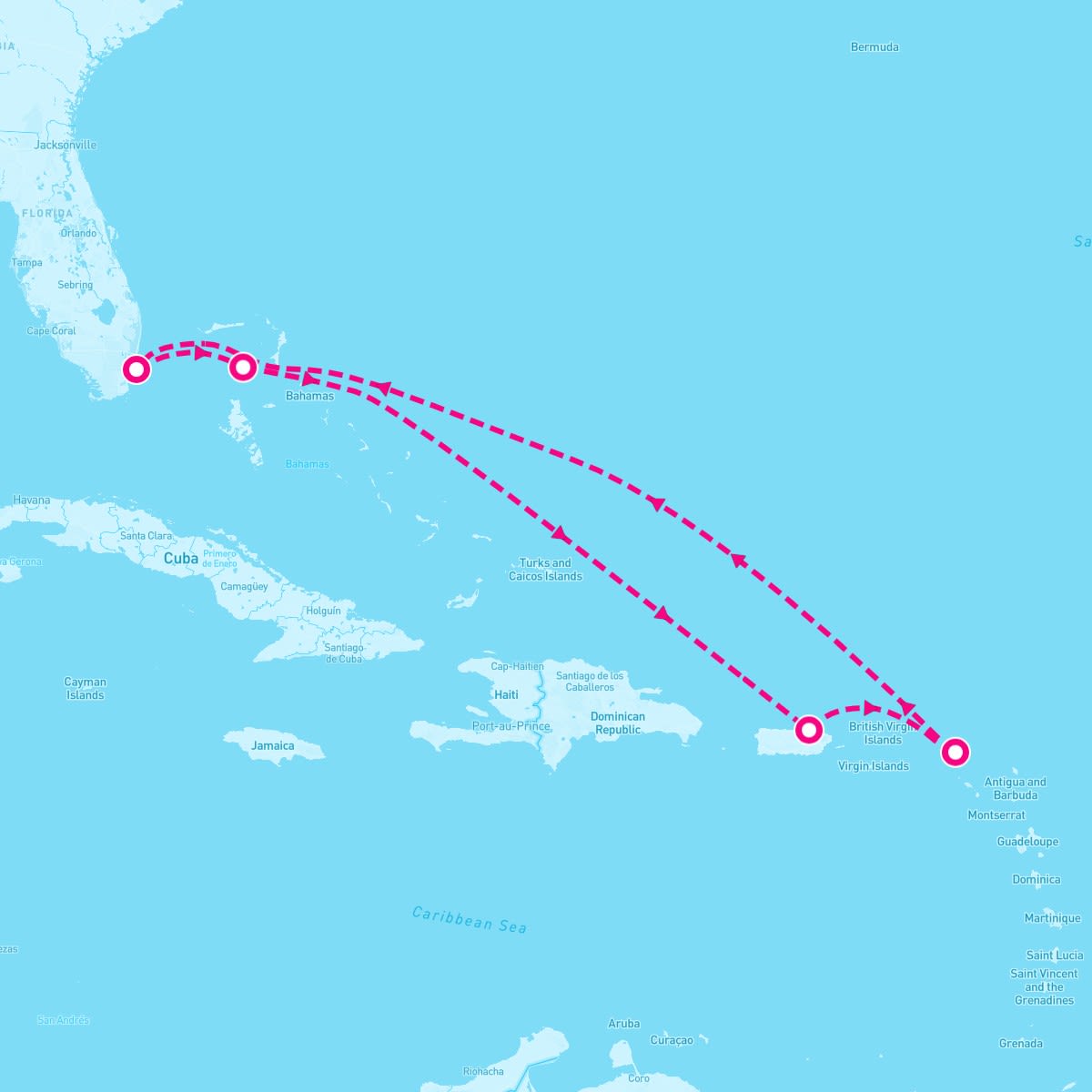 7 Night Eastern Caribbean & Perfect Day (Miami Roundtrip)