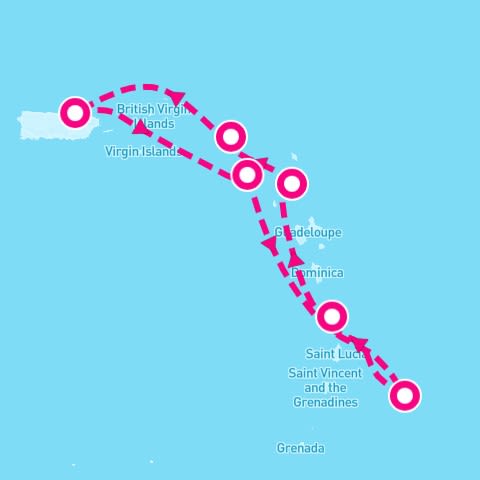 7 Night St. Kitts Barbados Martinique & More (San Juan Roundtrip)