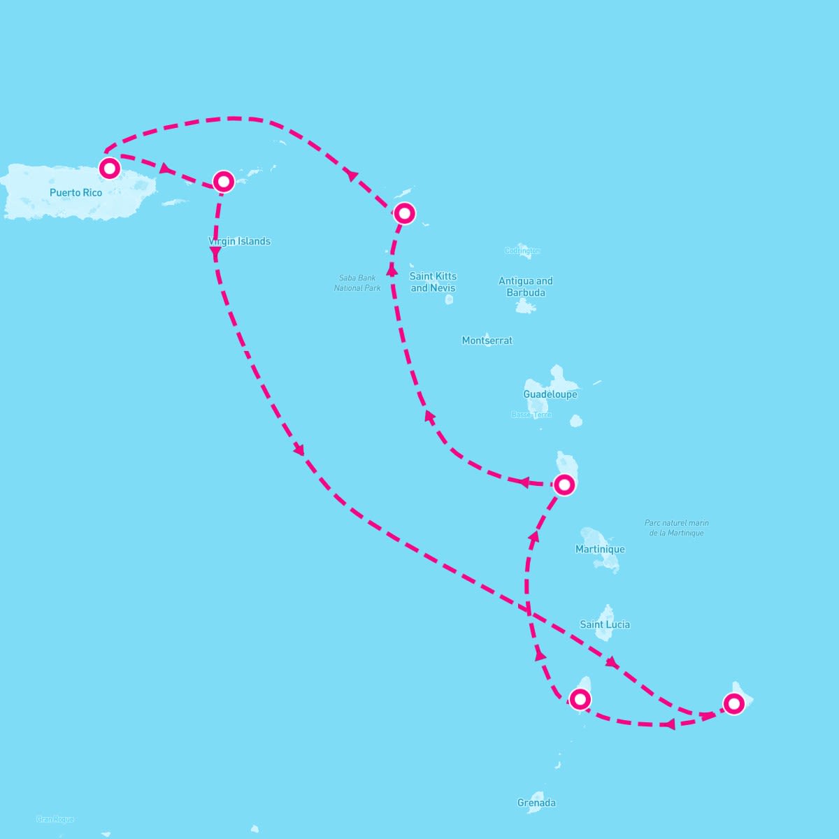 8 Night Barbados Dominica & St. Isle Spring (San Juan Roundtrip)