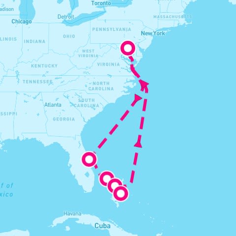 8 Night Southeast Coast & Bahamas (Baltimore Roundtrip)