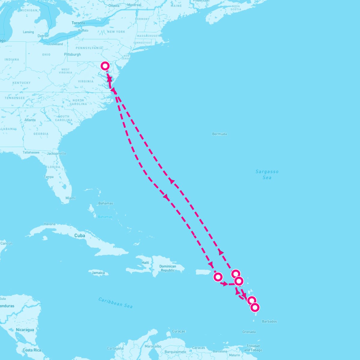 12 Night Southern Caribbean (Baltimore Roundtrip)
