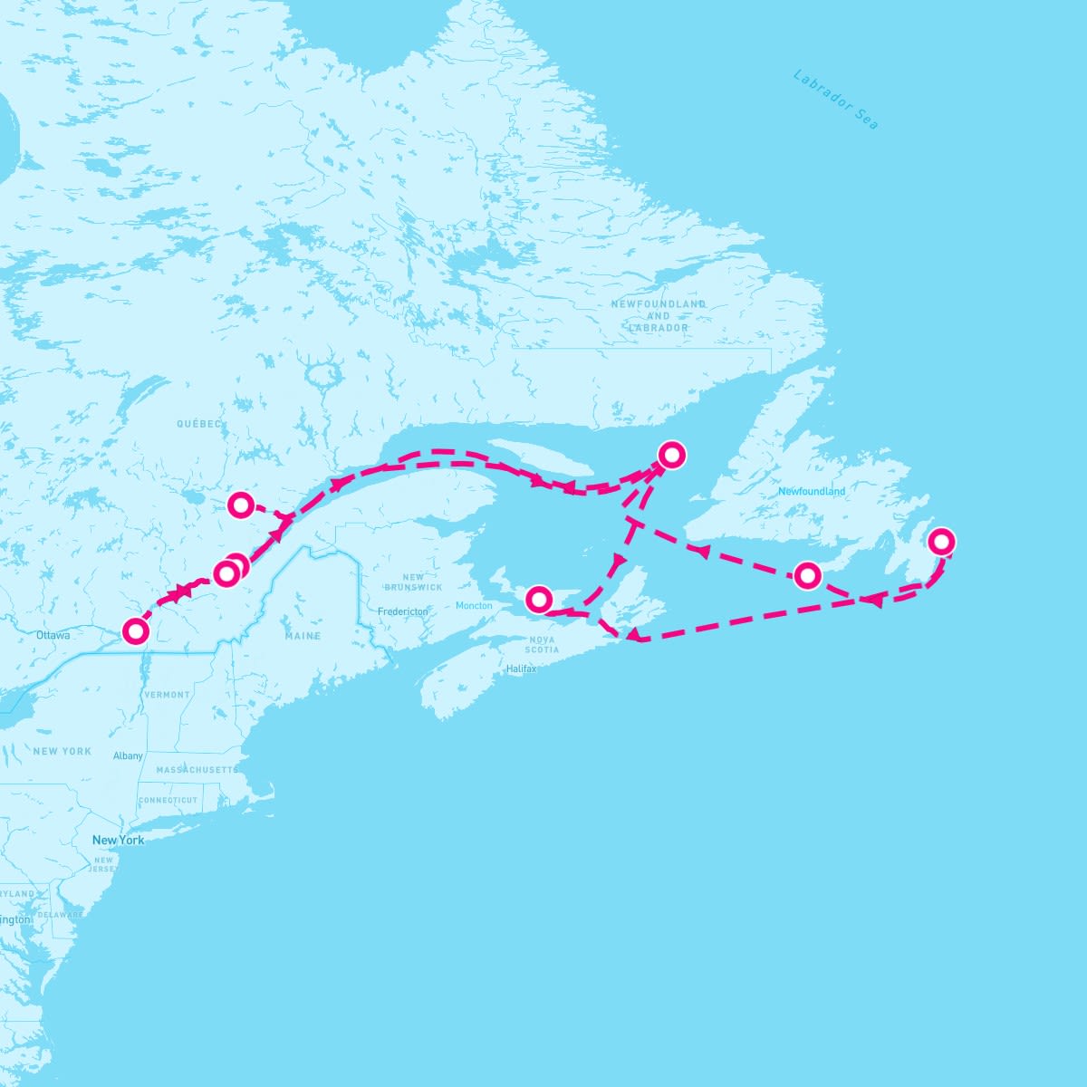 10 Night Canada & New England Circle: New France & Montreal (Montreal Roundtrip)